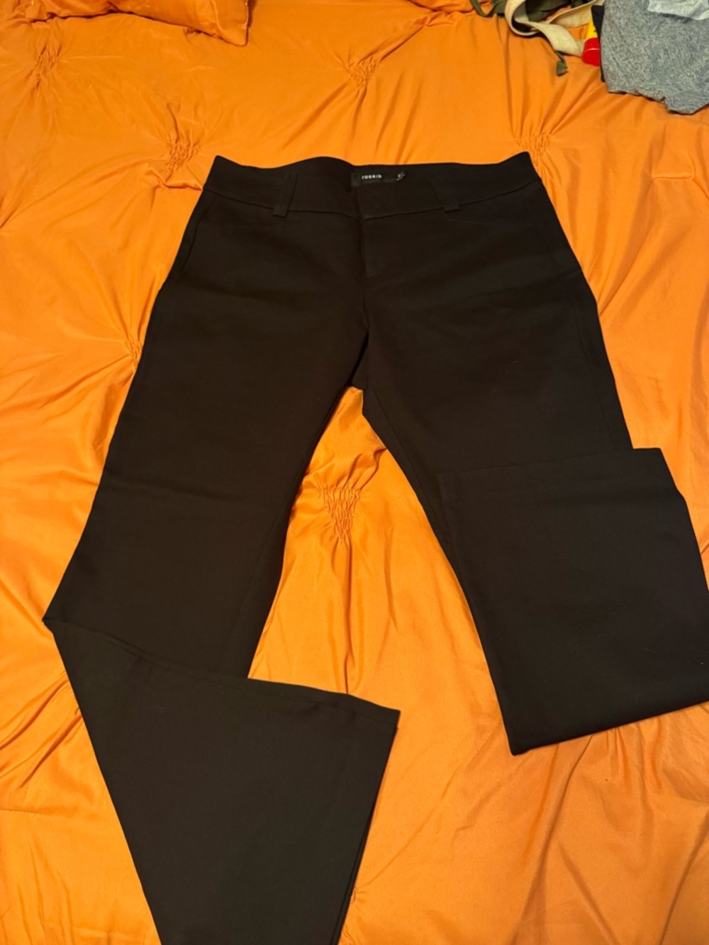 torrid Black Flared Wide-Leg Pants